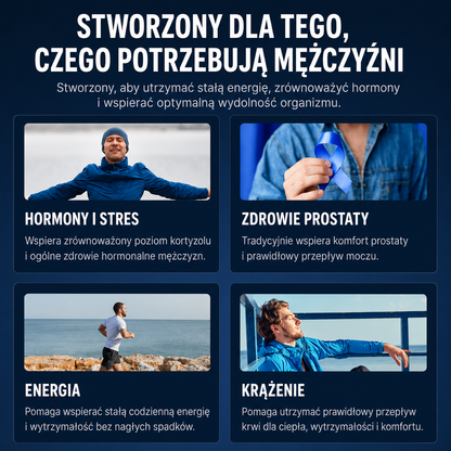 LIPOSOMALNY NAD+ DLA MĘŻCZYZN
