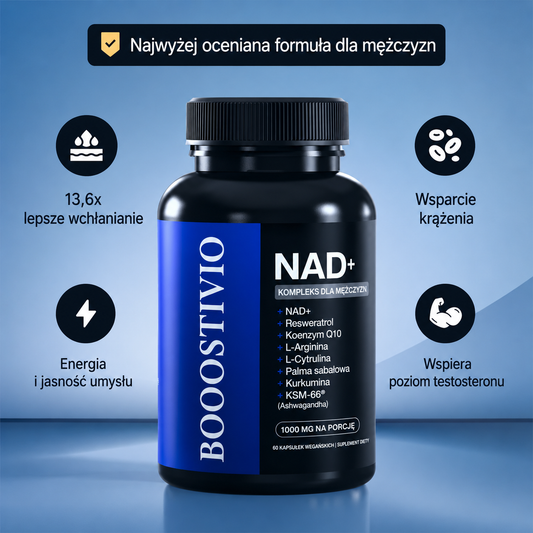 LIPOSOMALNY NAD+ DLA MĘŻCZYZN